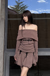 YANYAN KNITS Cotton necklace with stone and charm YYK-YYW24-1832A-PINSE-F Colorblock YYK-YYW24-1851